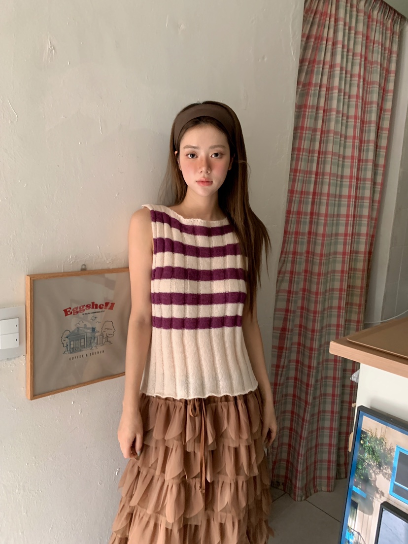 MAISONDEGLORY韓國直郵女士新品人氣休閑推薦熱賣吊帶背心MAISONDEGLORY吊帶/背心圖色2