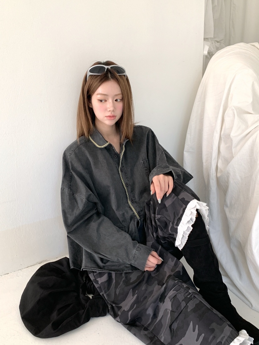 MAISONDEGLORY韓國直郵女士新品推薦人氣真品休閑襯衫蕾絲衫MAISONDEGLORY襯衫/蕾絲衫
