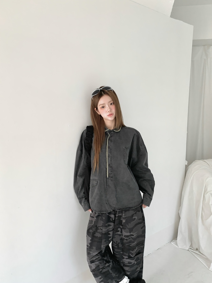 MAISONDEGLORY韓國直郵女士新品推薦人氣真品休閑襯衫蕾絲衫MAISONDEGLORY襯衫/蕾絲衫