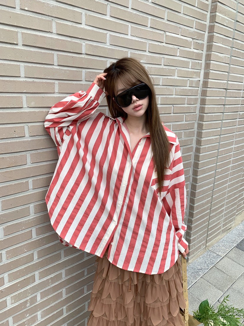 MAISONDEGLORY東大門代購女士新品時尚休閑真品襯衫蕾絲衫MAISONDEGLORY襯衫/蕾絲衫圖色1