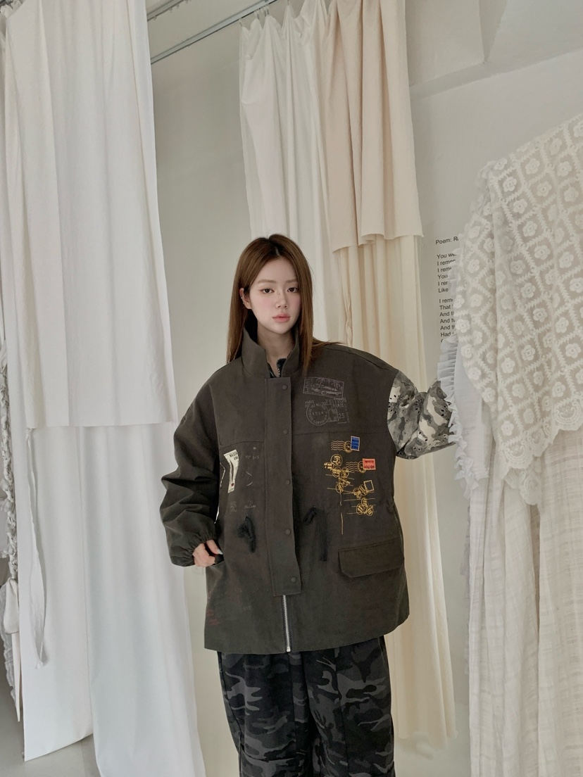 MAISONDEGLORY韓國代購女裝新款時尚推薦休閑人氣真品夾克MAISONDEGLORY夾克
