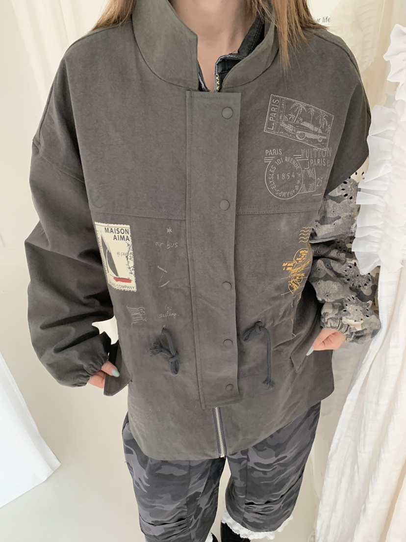MAISONDEGLORY韓國代購女裝新款時尚推薦休閑人氣真品夾克MAISONDEGLORY夾克圖色2