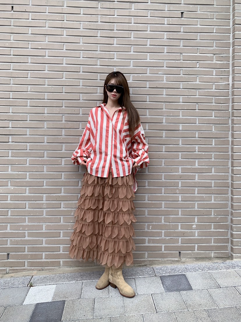 MAISONDEGLORY東大門實拍女裝新品推薦時尚人氣休閑熱賣長裙MAISONDEGLORY長裙