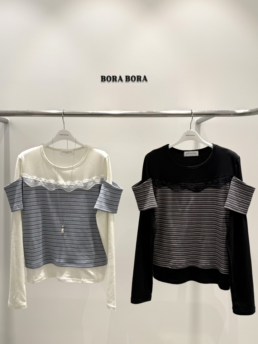 BORA BORA東大門代購女裝新款熱賣推薦人氣真品休閑長袖T恤BORA BORA長袖T恤