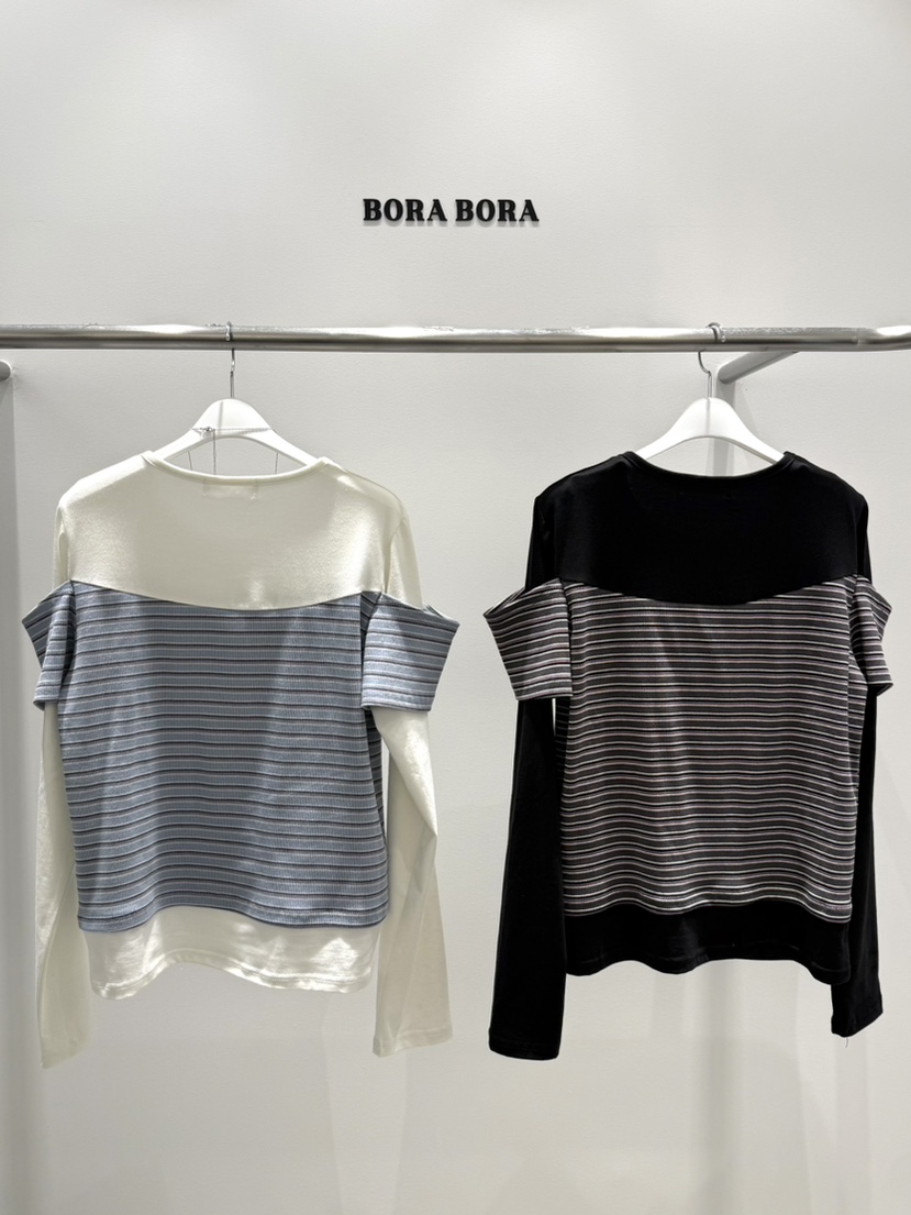 BORA BORA東大門代購女裝新款熱賣推薦人氣真品休閑長袖T恤BORA BORA長袖T恤