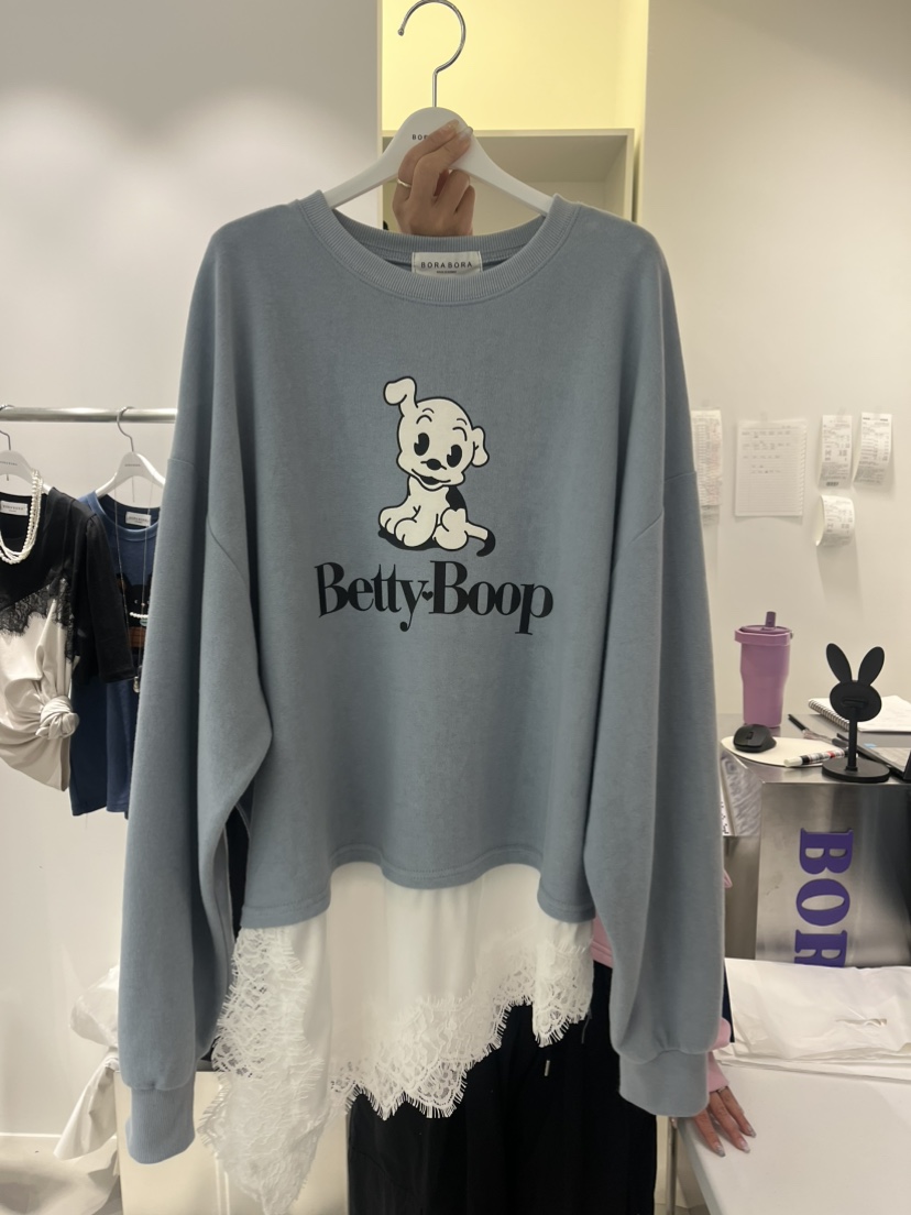 BORA BORA東大門代購女裝新品休閑時尚熱賣推薦真品衛衣BORA BORA衛衣圖色2