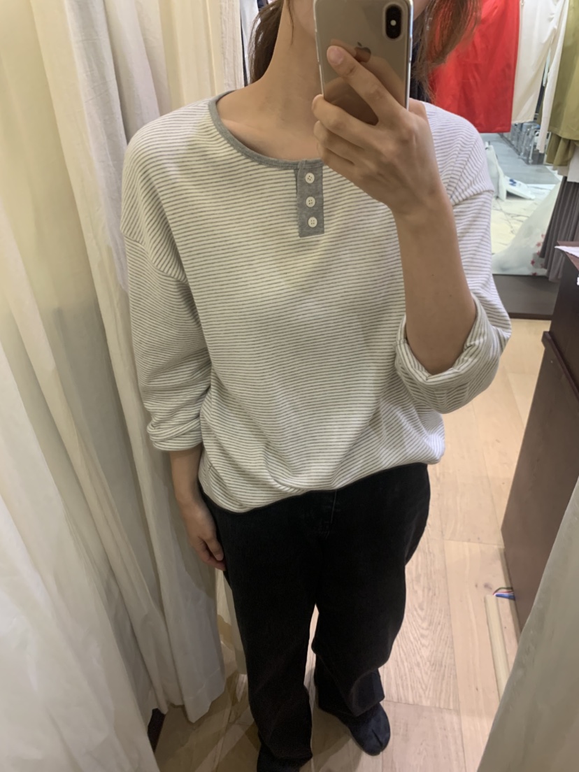 ARROW東大門實拍女裝新款熱賣推薦時尚休閑真品長袖T恤條紋ARROW長袖T恤