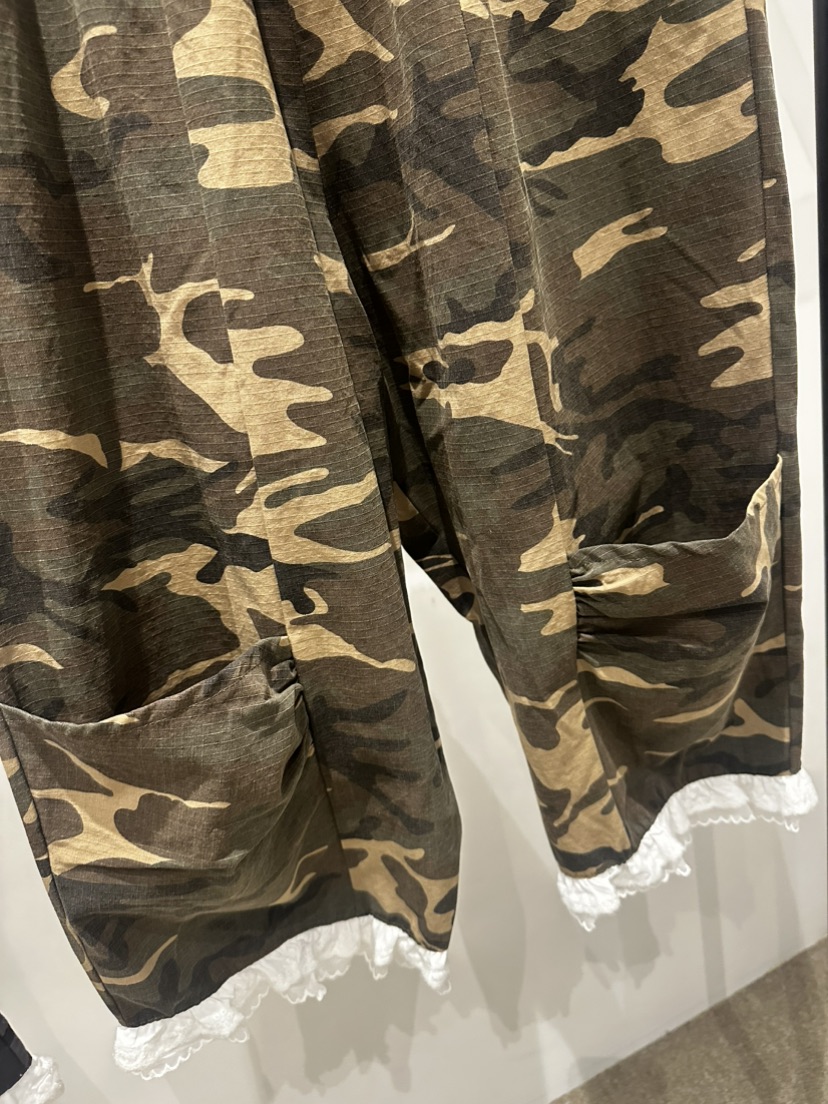 MAISONDEGLORY韓國代購女裝新品熱賣時尚休閑推薦休閑褲迷彩MAISONDEGLORY休閑褲