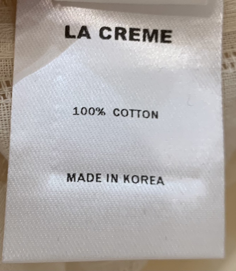 LA CREME東大門代購女裝新品推薦熱賣時尚襯衫蕾絲衫褶裥LA CREME襯衫/蕾絲衫