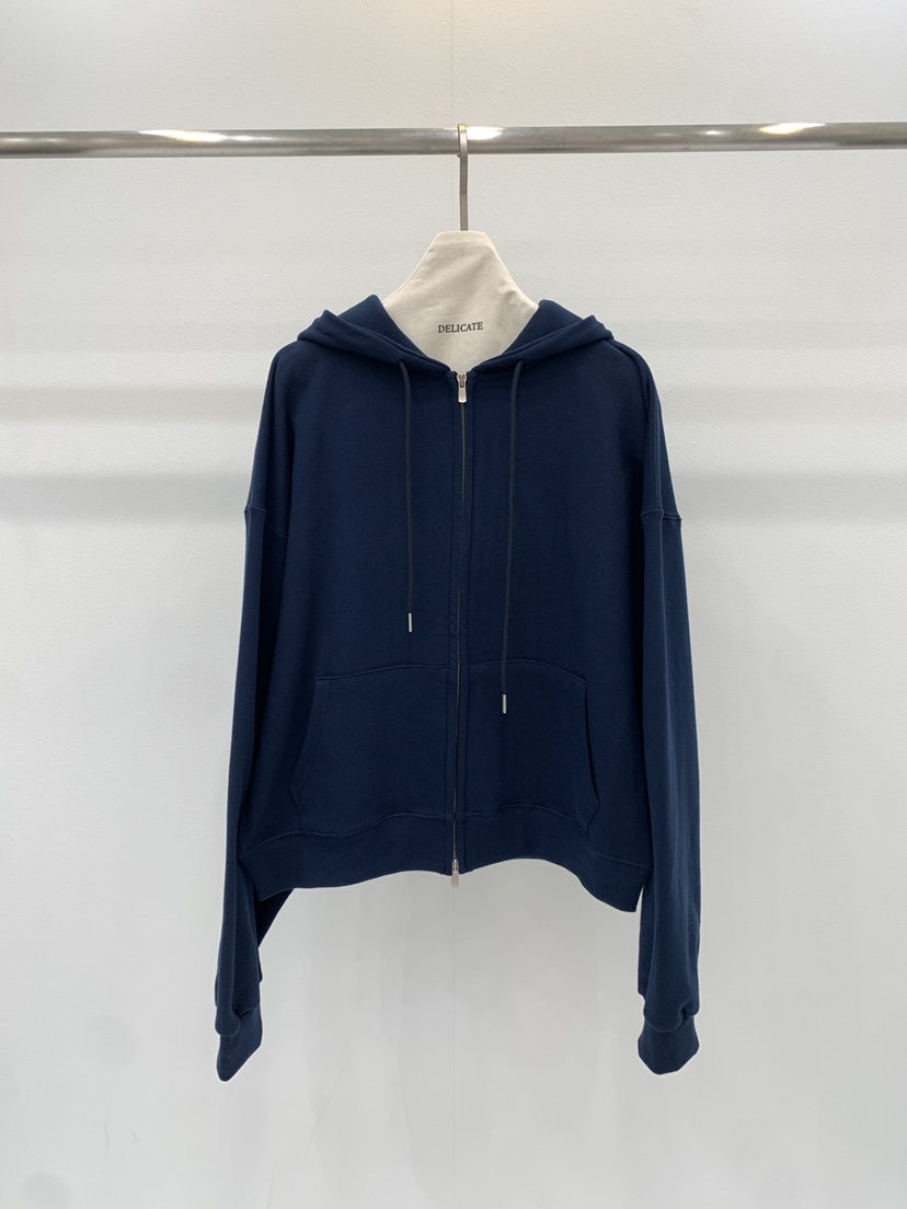 DELICATE韓國直郵女士新品推薦真品時尚人氣衛衣拉鏈連帽衫DELICATE衛衣圖色2