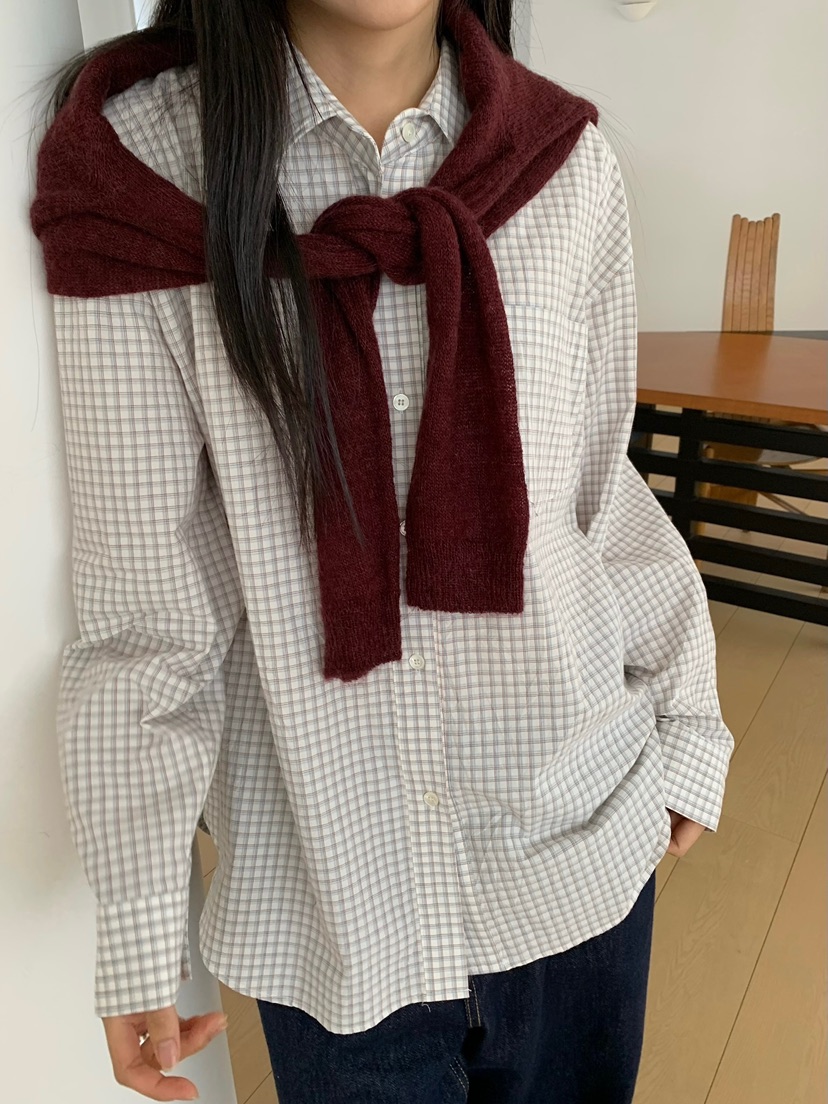 LOVEMYSANTA韓國直郵女裝新品熱賣時尚休閑真品襯衫蕾絲衫LOVEMYSANTA襯衫/蕾絲衫
