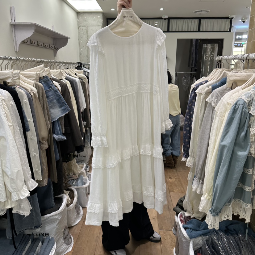 BY FLOW韓國直郵女士新品人氣熱賣真品休閑時尚連衣裙OPSBY FLOW連衣裙圖色1