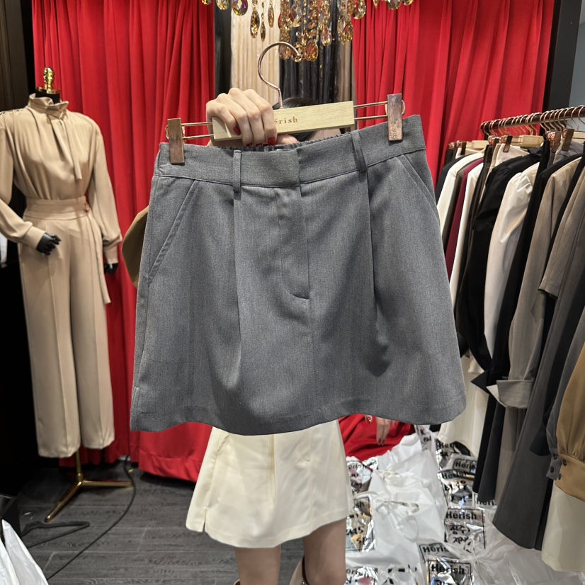 HERISH-HAUTE東大門代購女士新品推薦熱賣時尚休閑真品裙褲Herish-Haute裙褲圖色3
