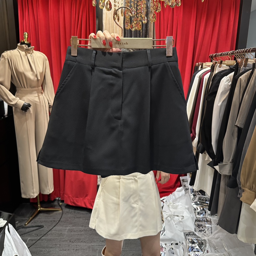 HERISH-HAUTE東大門代購女士新品推薦熱賣時尚休閑真品裙褲Herish-Haute裙褲圖色4