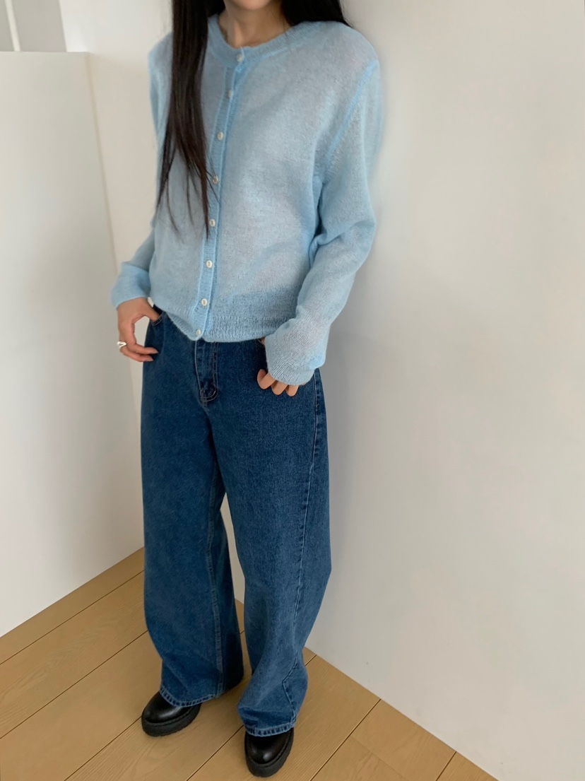 LOVEMYSANTA東大門代購女裝新品推薦時尚休閑針織衫馬海毛LOVEMYSANTA針織衫圖色3