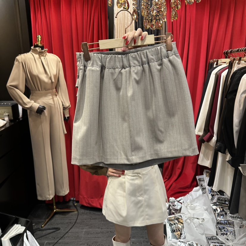 HERISH-HAUTE東大門直郵女士新品推薦真品人氣時尚裙褲褶皺Herish-Haute裙褲