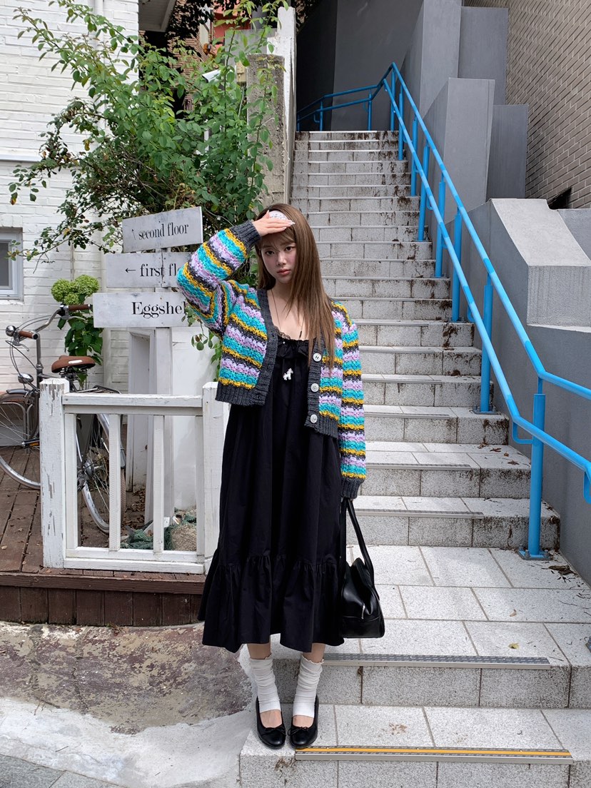 MAISONDEGLORY韓國代購女裝新品時尚熱賣推薦休閑針織衫開衫MAISONDEGLORY針織衫
