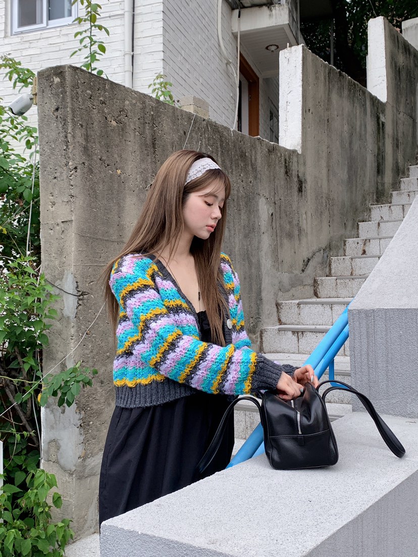 MAISONDEGLORY韓國代購女裝新品時尚熱賣推薦休閑針織衫開衫MAISONDEGLORY針織衫
