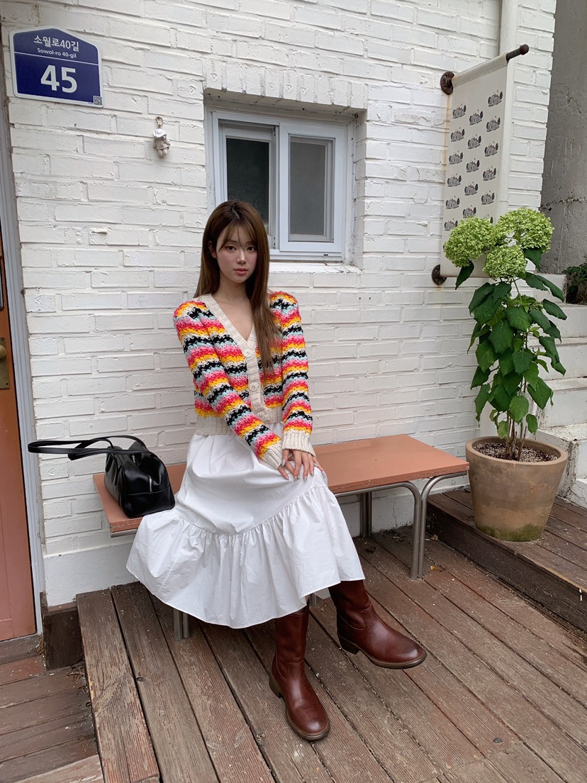 MAISONDEGLORY韓國代購女裝新品時尚熱賣推薦休閑針織衫開衫MAISONDEGLORY針織衫