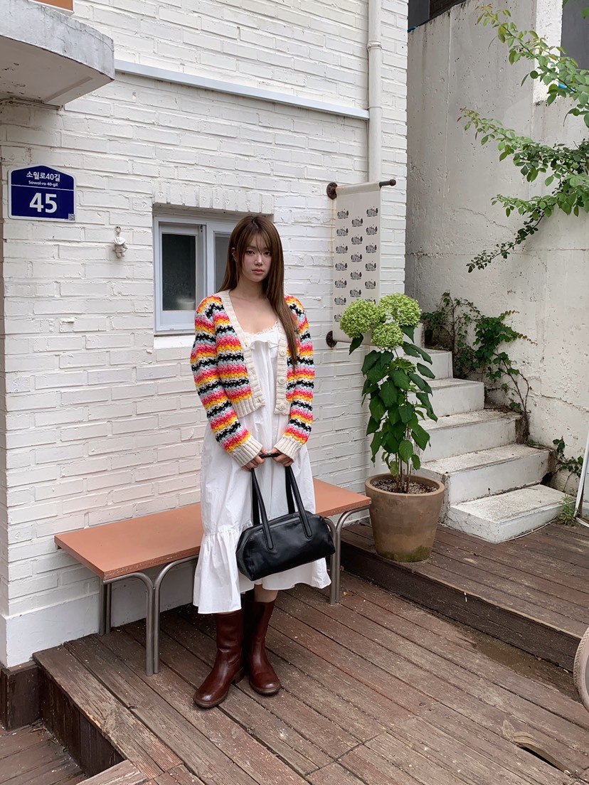 MAISONDEGLORY韓國代購女裝新品時尚熱賣推薦休閑針織衫開衫MAISONDEGLORY針織衫