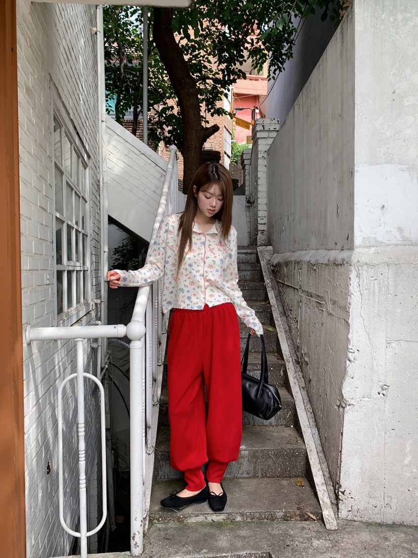 MAISONDEGLORY東大門實拍女士新品休閑熱賣時尚開衫花朵開衫MAISONDEGLORY開衫