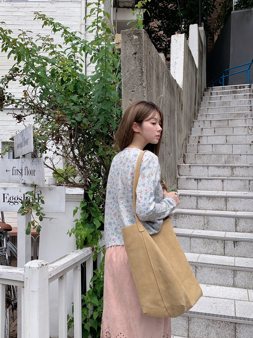MAISONDEGLORY東大門實拍女士新品休閑熱賣時尚開衫花朵開衫MAISONDEGLORY開衫
