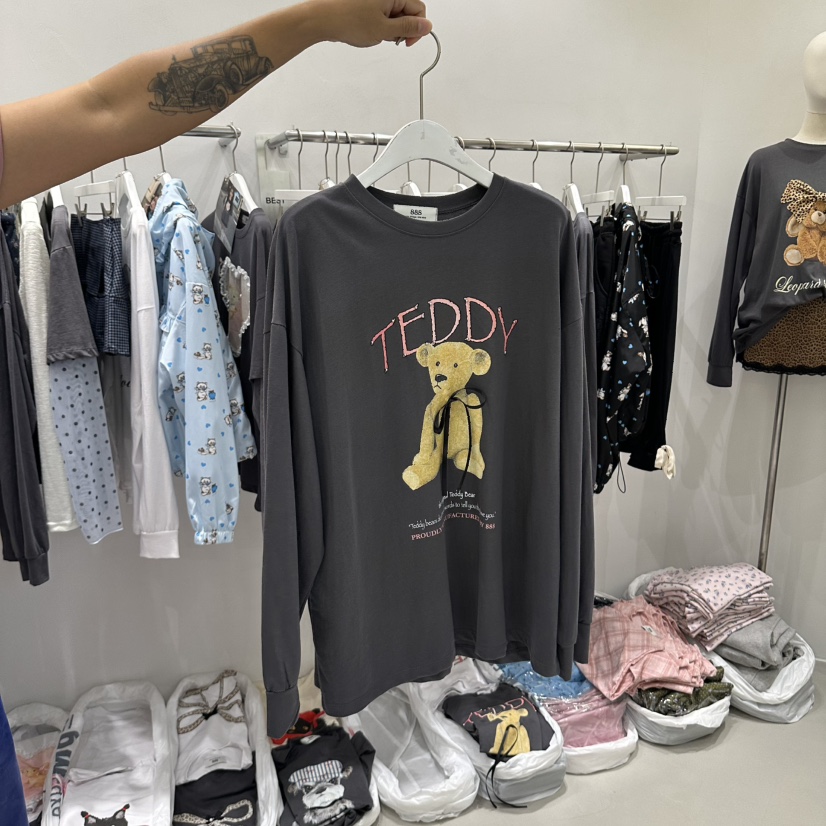 VINTAGE 888東大門直郵女士新品時尚熱賣人氣真品長袖T恤VINTAGE 888長袖T恤圖色2