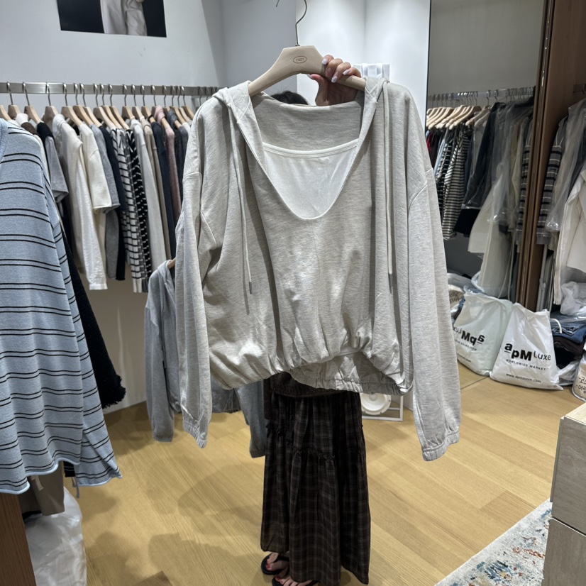 TIZZI韓國代購女士新品熱賣時尚真品推薦休閑人氣衛衣TIZZI衛衣圖色1