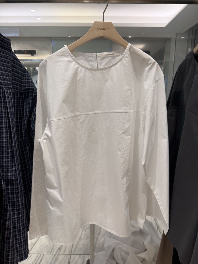 MONIQUE東大門直郵女裝新品推薦時尚真品休閑襯衫蕾絲衫棉MONIQUE襯衫/蕾絲衫圖色1
