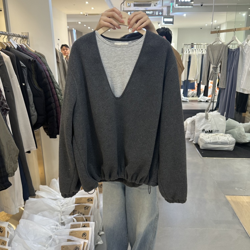 SELF SERVICE/MASOF東大門直郵女士新品時尚衛衣不含內搭羊毛SELF SERVICE/MASOF衛衣圖色3
