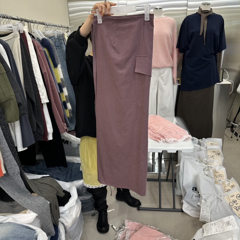 TED東大門直郵女裝新款熱賣休閑推薦人氣真品長裙裹身裙口袋TED長裙