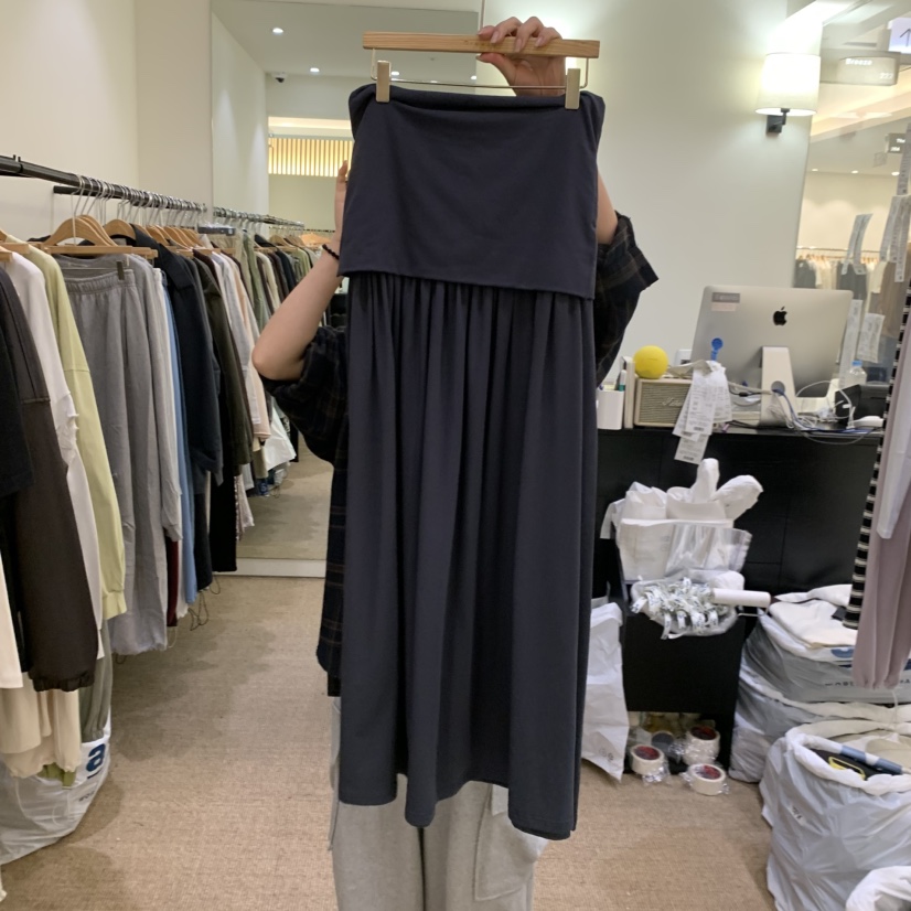 BREEZE東大門直郵女士新品時尚休閑真品推薦人氣長裙褶皺BREEZE長裙圖色2
