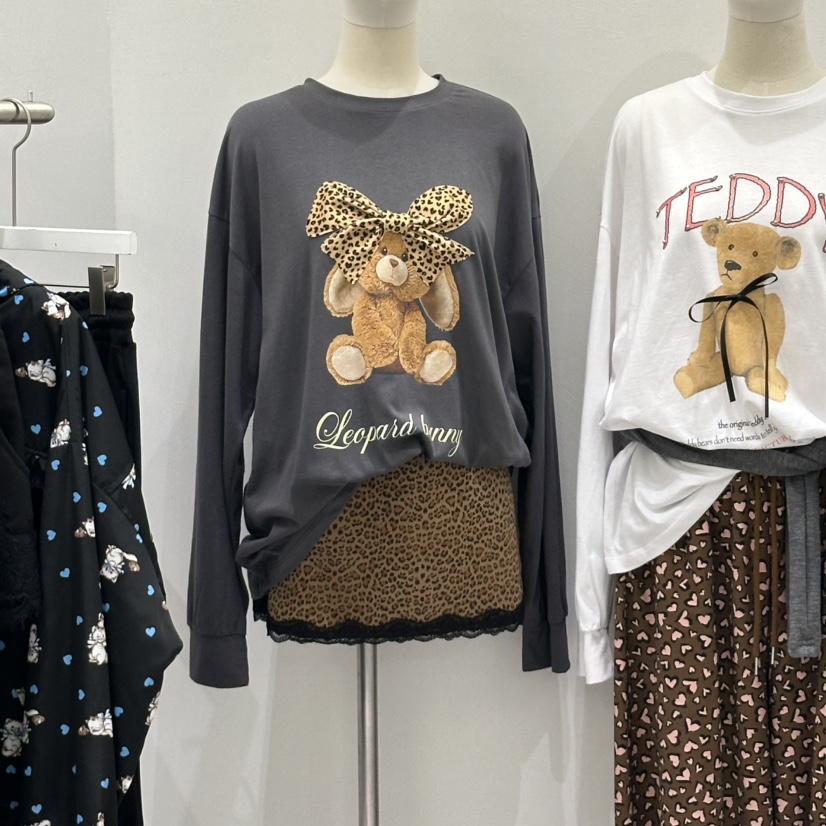 VINTAGE 888韓國代購女士新品人氣推薦熱賣真品休閑長袖T恤VINTAGE 888長袖T恤圖色2