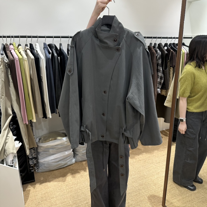 GARDEN LAYER東大門代購女裝新款時尚休閑真品夾克系帶短款GARDEN LAYER夾克圖色2