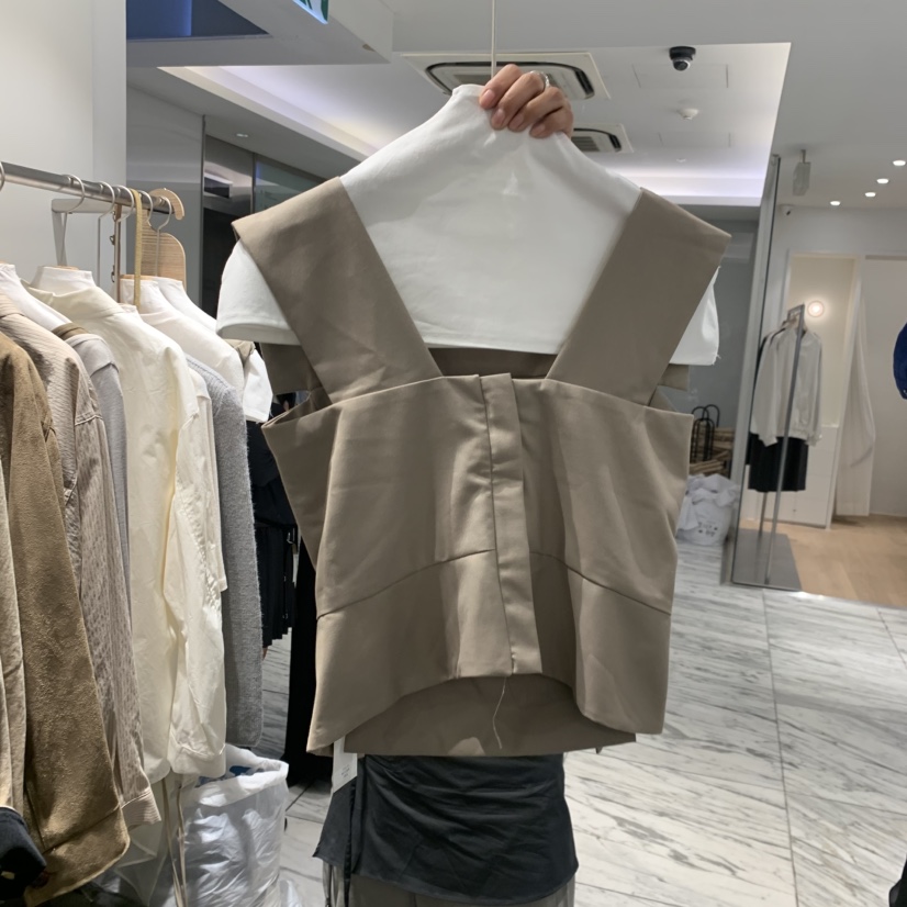 THE HOME PAGE韓國代購女裝新品推薦人氣真品休閑吊帶背心THE HOME PAGE吊帶/背心