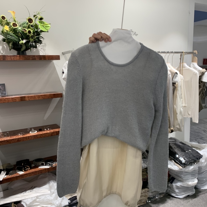 THE HOME PAGE韓國直郵女裝新品時尚推薦真品針織衫柔軟THE HOME PAGE針織衫圖色2