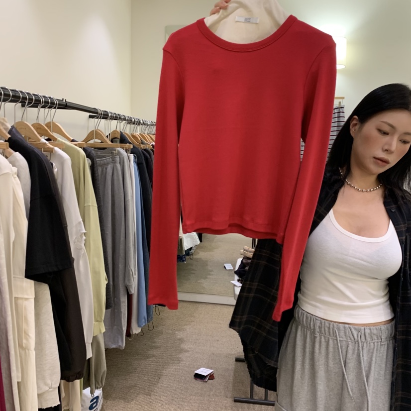 BREEZE東大門代購女士新款休閑人氣時尚推薦真品熱賣長袖T恤BREEZE長袖T恤圖色3