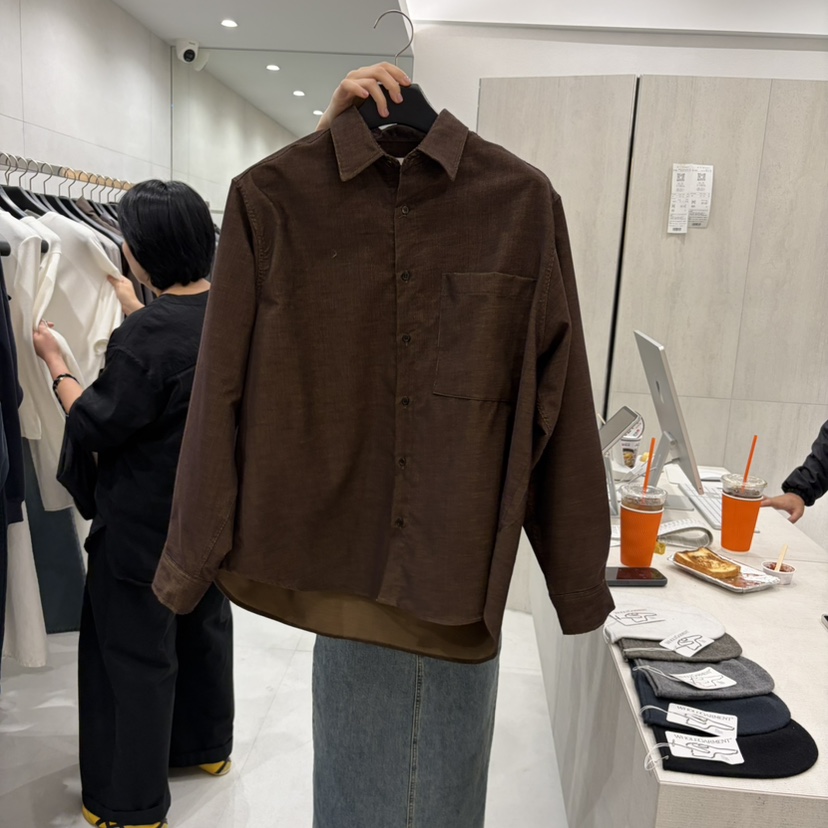 ETTER東大門代購女裝新品休閑時尚真品人氣推薦襯衫蕾絲衫ETTER襯衫/蕾絲衫圖色1棕色