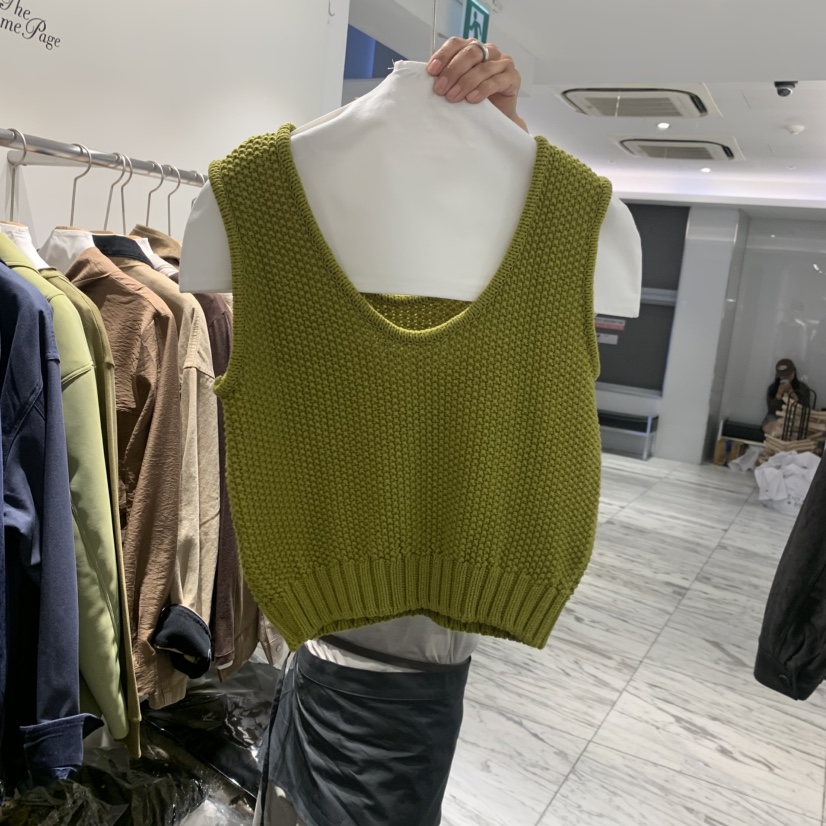 THE HOME PAGE東大門代購女士新品真品時尚休閑吊帶背心THE HOME PAGE吊帶/背心