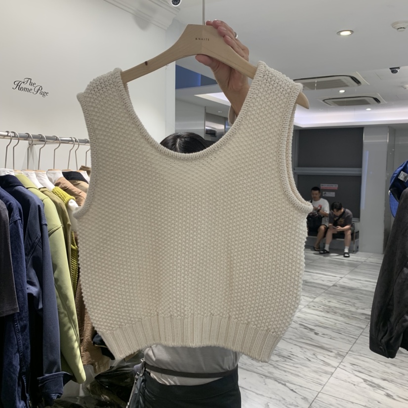 THE HOME PAGE東大門代購女士新品真品時尚休閑吊帶背心THE HOME PAGE吊帶/背心圖色3