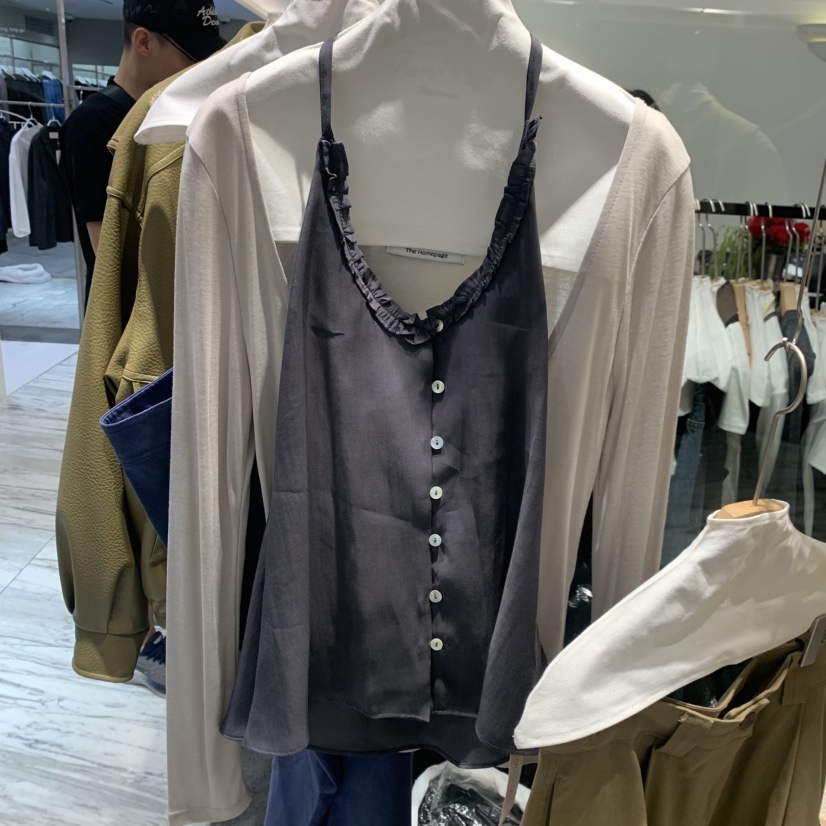 THE HOME PAGE韓國代購女裝新品真品推薦熱賣人氣吊帶背心THE HOME PAGE吊帶/背心圖色1