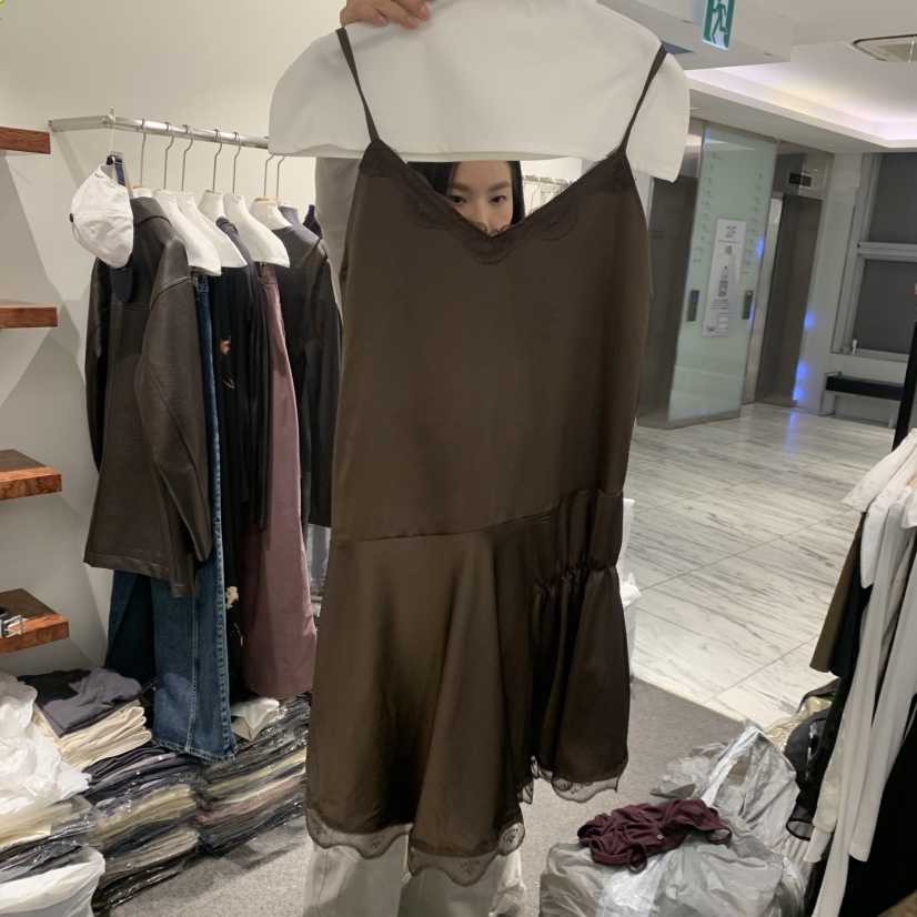 THE HOME PAGE韓國代購女士新品熱賣連衣裙不含內搭蕾絲THE HOME PAGE連衣裙圖色2