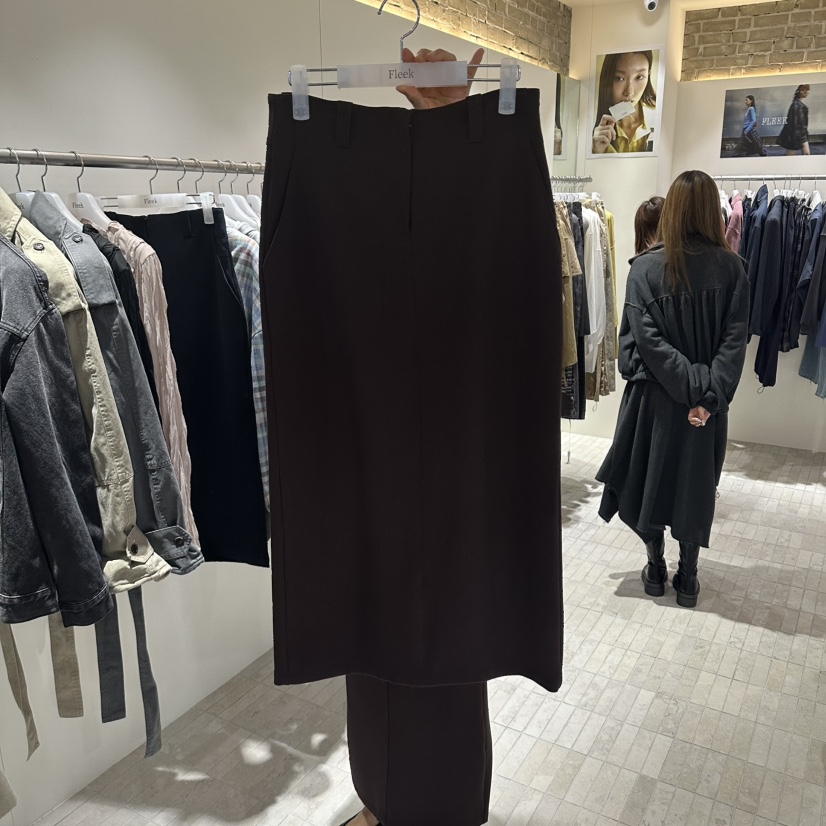 FLEEK東大門直郵女士新品人氣推薦真品時尚休閑熱賣長裙Fleek長裙圖色1棕色