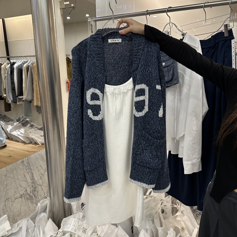 VIRKIN東大門代購女士新品休閑推薦真品人氣熱賣毛衣拉鏈VIRKIN毛衣圖色3