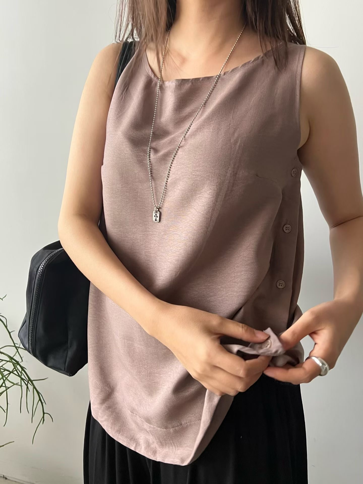 ALOHA-OT韓國直郵女裝新款真品休閑人氣時尚熱賣吊帶背心ALOHA-OT吊帶/背心