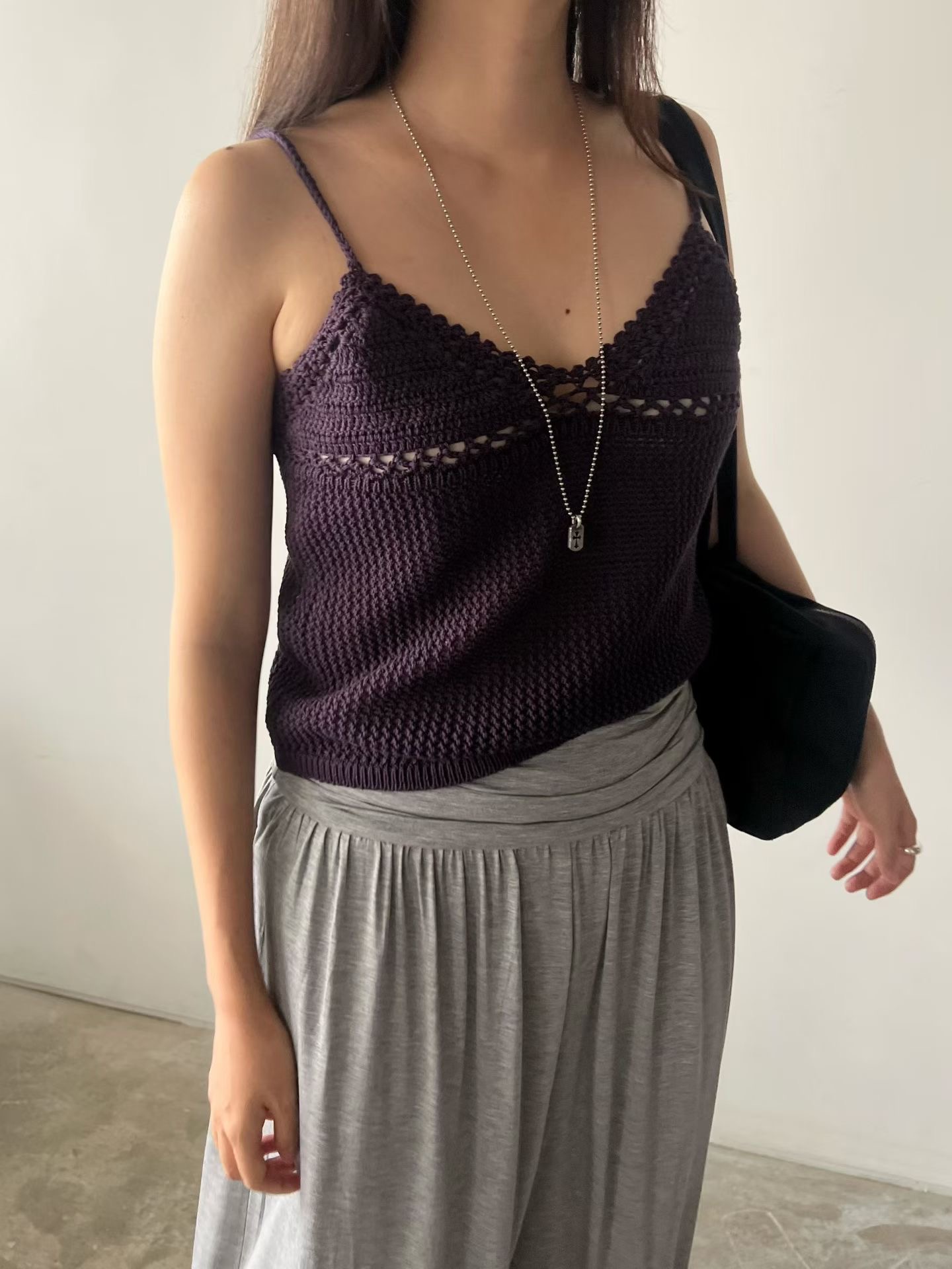 ALOHA-OT東大門直郵女裝新款休閑熱賣人氣推薦時尚吊帶背心ALOHA-OT吊帶/背心圖色1