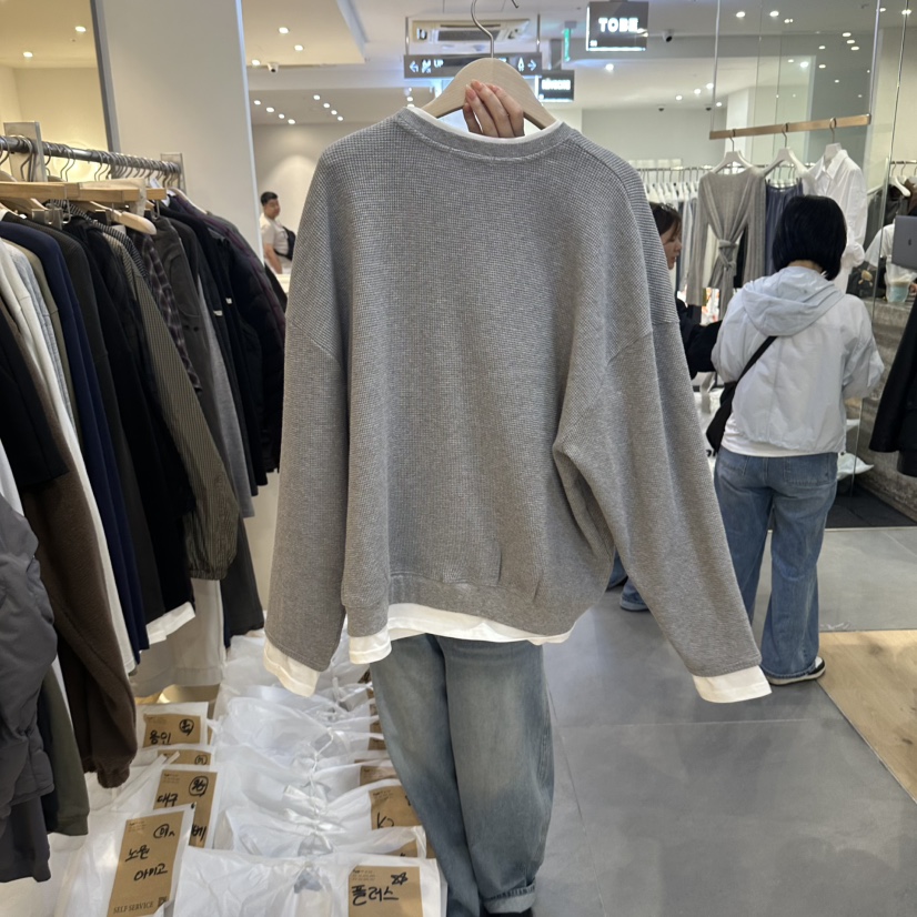 SELF SERVICE/MASOF東大門實拍女裝新品熱賣休閑人氣衛衣SELF SERVICE/MASOF衛衣