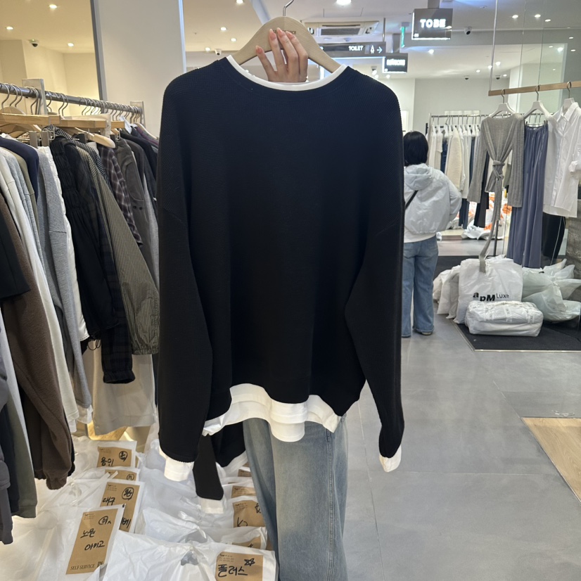 SELF SERVICE/MASOF東大門實拍女裝新品熱賣休閑人氣衛衣SELF SERVICE/MASOF衛衣圖色3