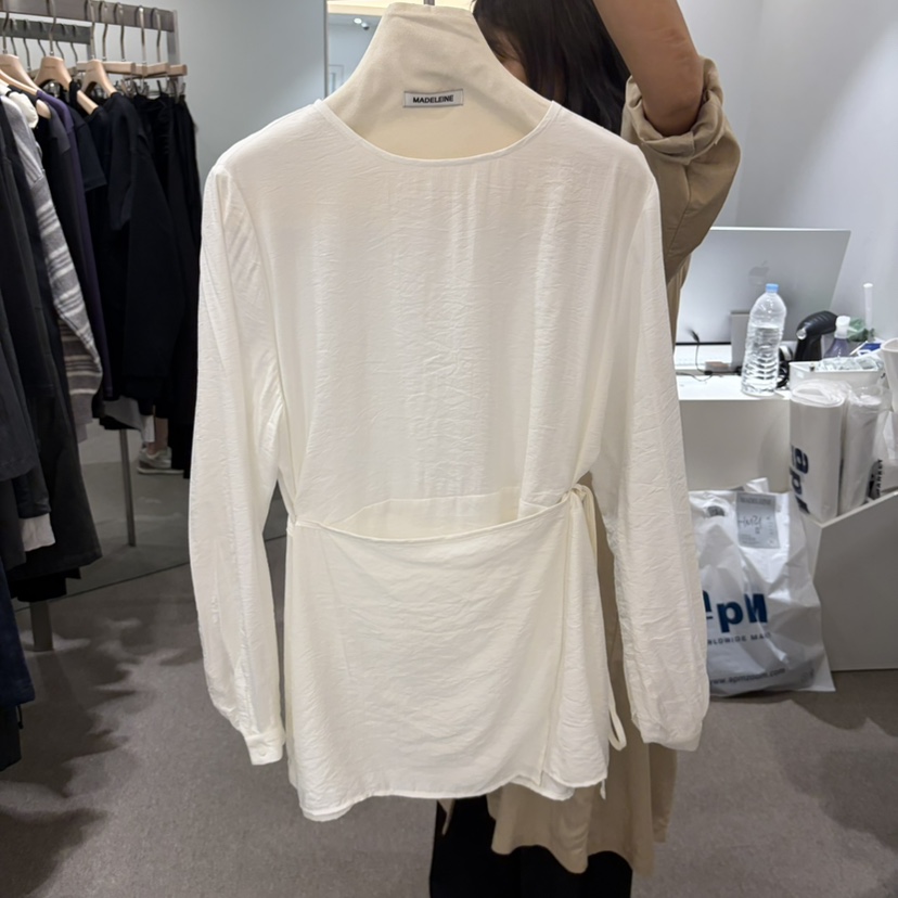 MADELEINE韓國代購女裝新品人氣休閑真品襯衫蕾絲衫假兩件MADELEINE襯衫/蕾絲衫圖色1