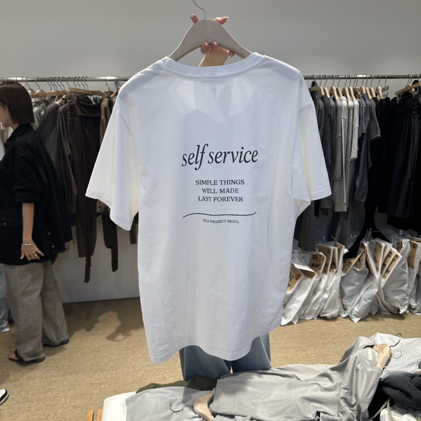 SELF SERVICE/MASOF東大門實拍女裝新款真品時尚休閑T恤SELF SERVICE/MASOFT恤